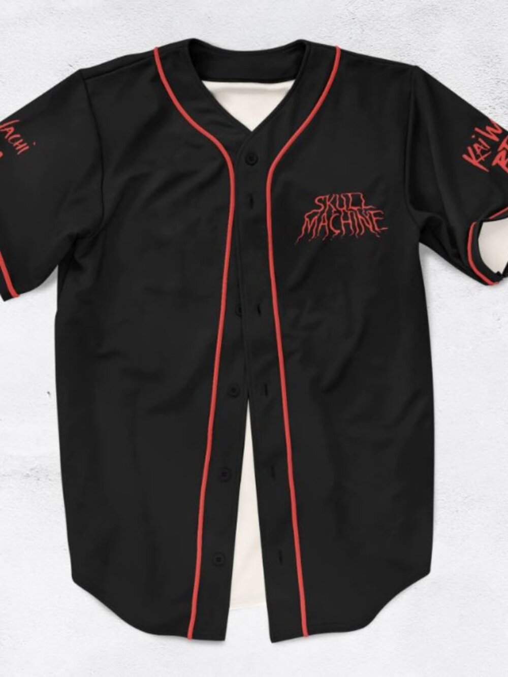 Kai Wachi Skull Machine BTSM Black Red Rave Jersey